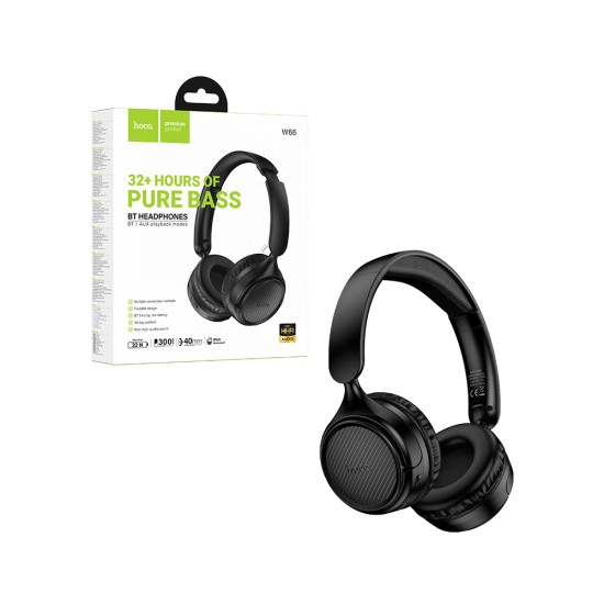 Auscultadores sem Fio Hoco W66 Wave Preto